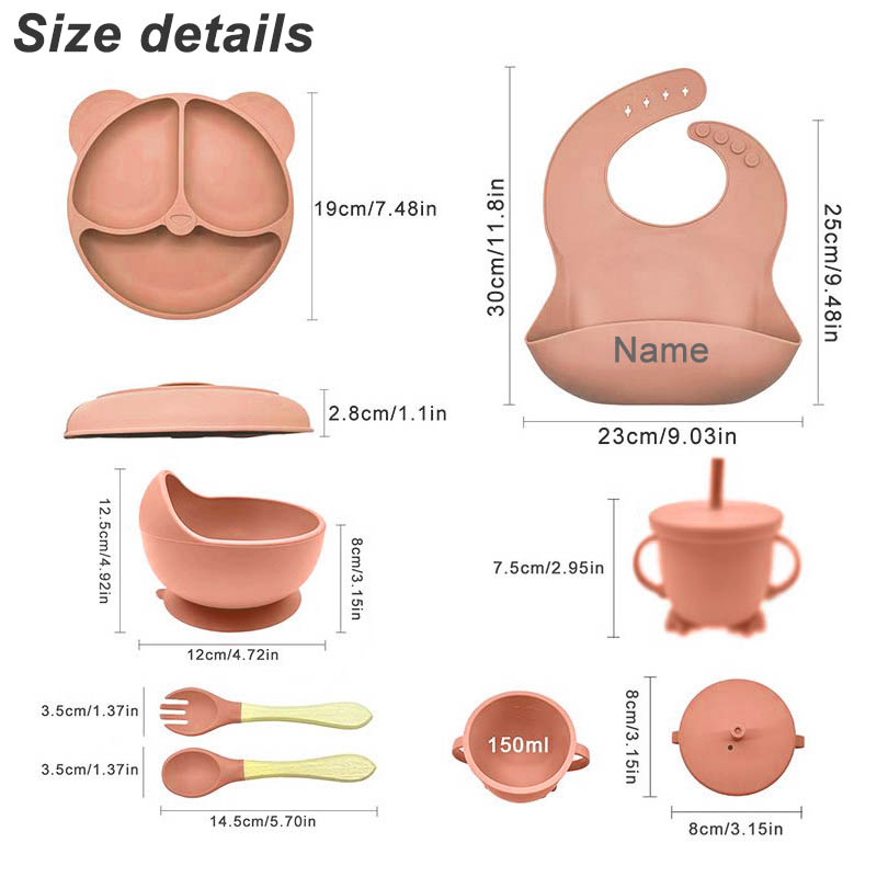 Personalisierte Name Geschirr  – Baby Food Menu Bewertung und Preis
